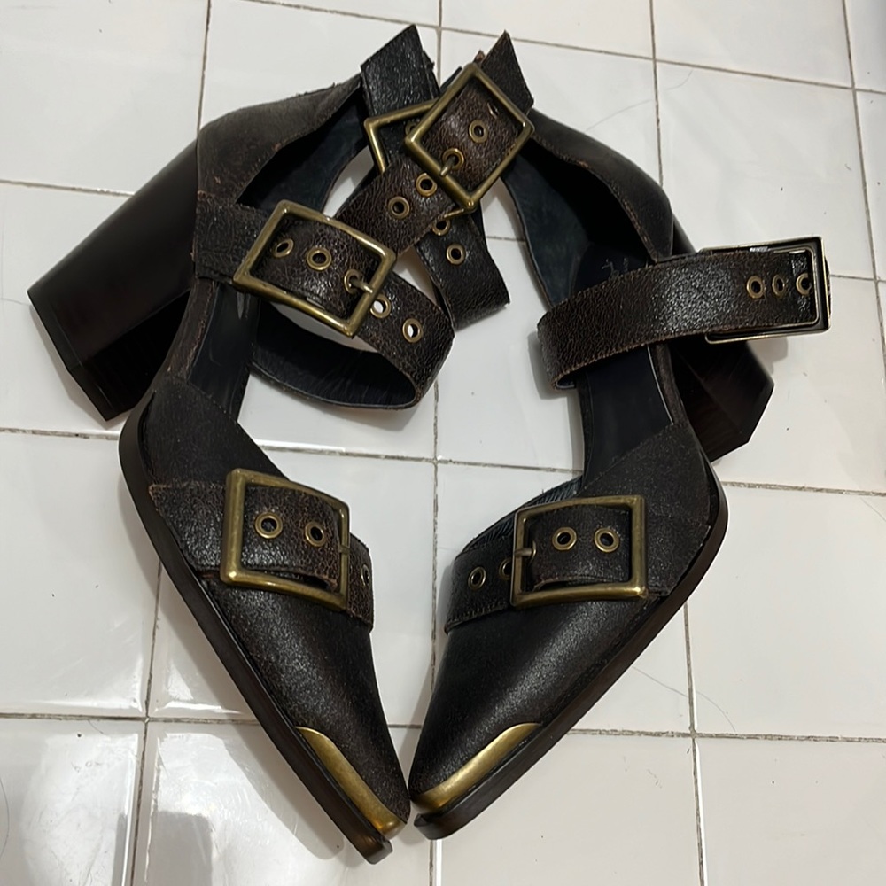 Free People x Jeffrey Campbell Hendrix Heels NWOB Size 10 - Picture 7 of 15
